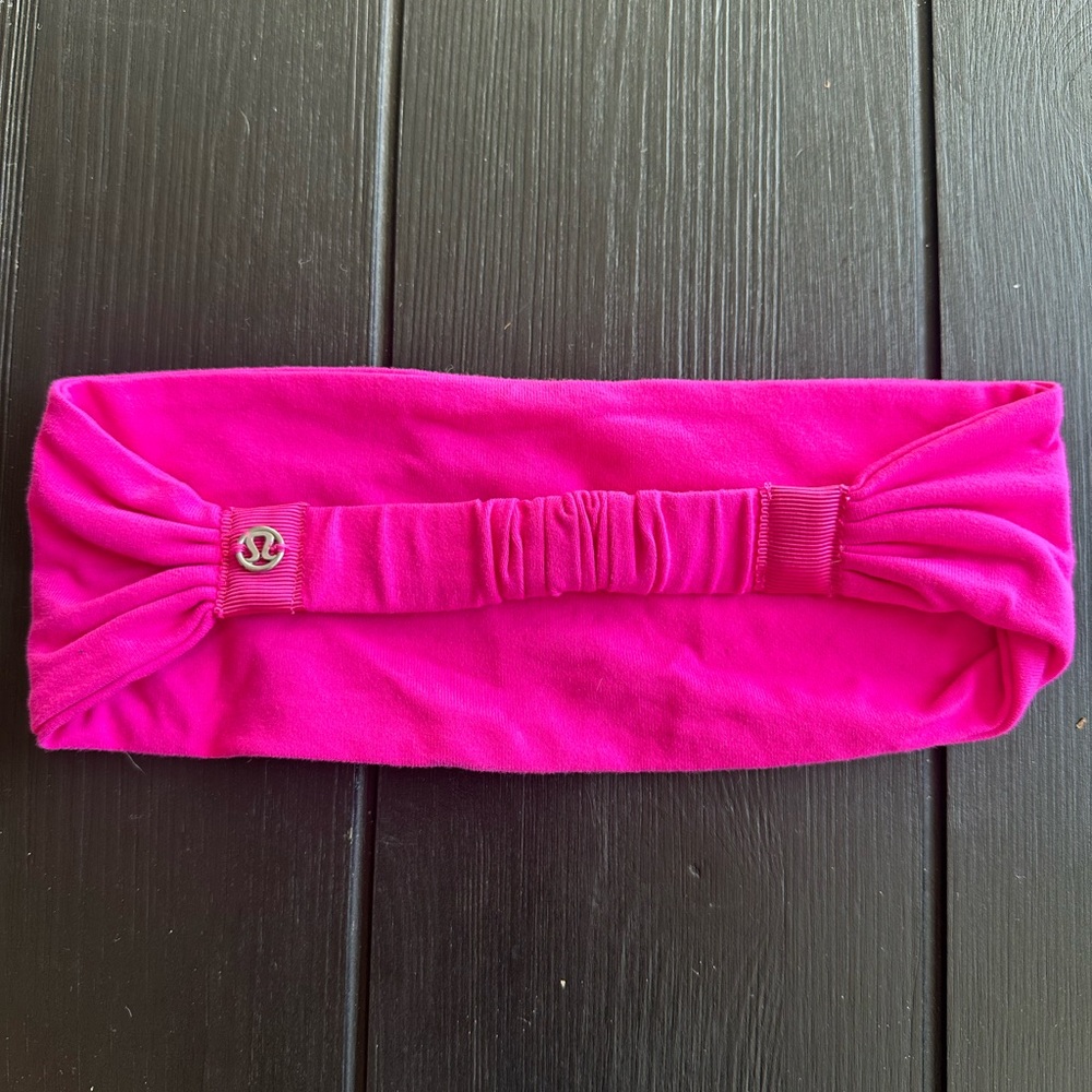 lululemon athletica Hot Pink Twist Headband